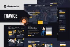 Travice - Car Detailing Service & Car Repair Elementor Template Kit