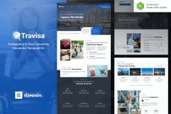 Travisa - Immigration & Visa Consulting Elementor Template Kit