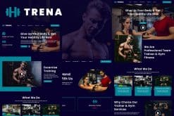 Trena - Sport & Fitness Trainer Services Elementor Template Kit