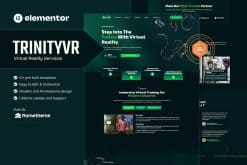 TrinityVR – Virtual Reality Services Elementor Template Kit