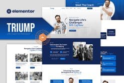 Triump - Life Coach & Motivator Elementor Template Kit