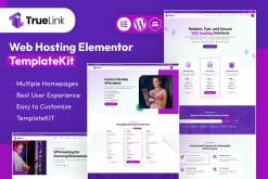 TrueLink - Web Hosting Elementor Template Kit