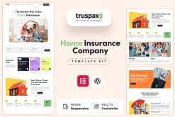 Truspax - Insurance Agency Elementor Template Kit