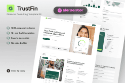 TrustFin – Financial Consulting Elementor Template Kit