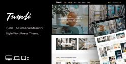 Download Tumli - A Personal Masonry Style WordPress Theme