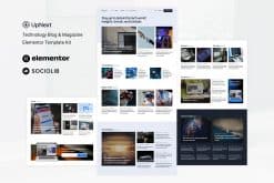 UpNext - Technology Blog & Magazine Elementor Template Kit