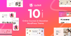 Download UpSkill - Education Online Courses LMS WordPress Theme GPL WordPress Plugin