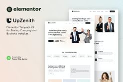 UpZenith - Startup Company & Business Elementor Template Kit