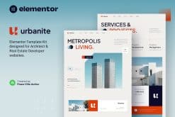 Urbanite - Architect & Real Estate Developer Elementor Template Kit