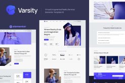 Varsity - Virtual & Augmented Reality Services Elementor Template Kit