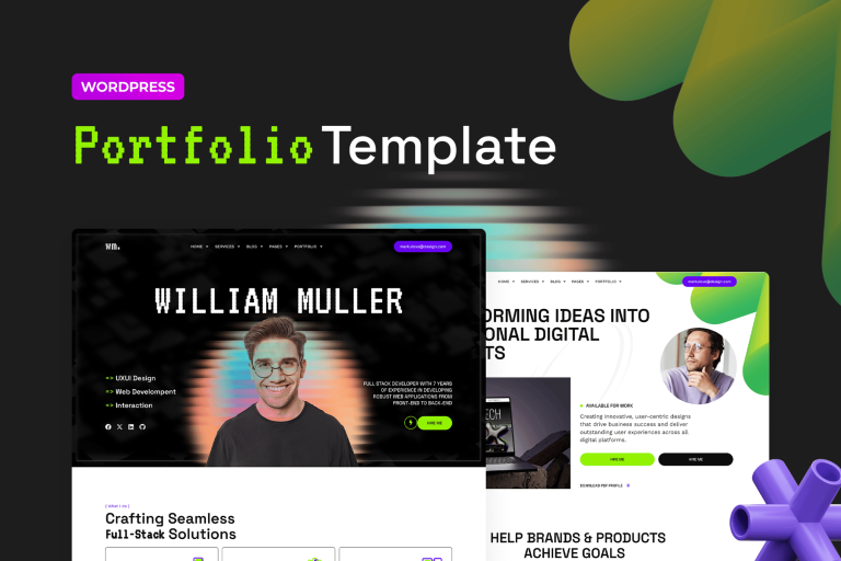 Vectra – Developer Portfolio Elementor Pro Template Kit - GPLVilla
