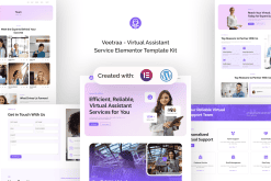 Veetraa - Virtual Assistant Service Elementor Template Kit