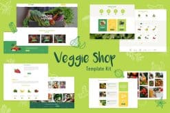 Veggie | Organic Food & Eco Online Store Products Template Kit