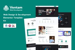 Ventam - Web Design Agency Elementor Template Kit