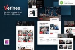 Verines - Professional Corporate & Business Elementor Template Kit