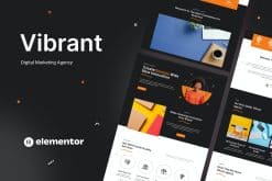 Vibrant - Digital Agency Elementor Template Kit