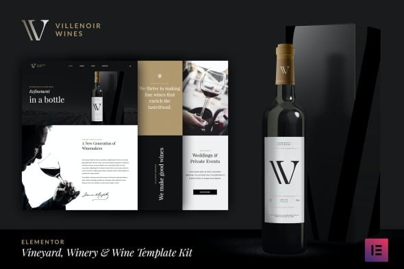 Villenoir - Wine Template Kit