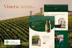 Vinera - Wine & Vineyard Elementor Template Kit