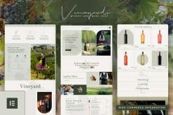 Vineyardi - Wine Shop & Winery Elementor Pro Template Kit