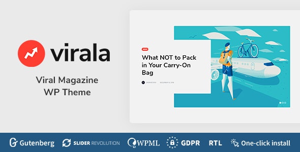 Download Virala - Viral News & Magazine WordPress Theme