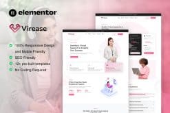 Virease – Virtual Assistant Service Elementor Pro Template Kit