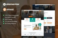 Virtasst - Virtual Assistant Service Elementor Template Kit