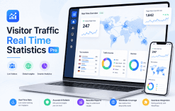 Download Visitor Traffic Real Time Statistics Pro GPL WordPress Plugin