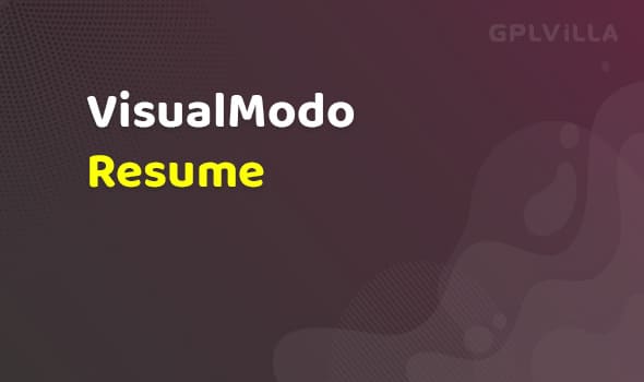VisualModo - Resume WordPress Theme