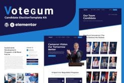 Votegum - Candidate Election Elementor Template Kit