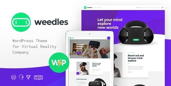 Download Weedles | Virtual Reality Landing Page & Store WordPress Theme