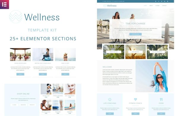 Wellness - Elementor Template Kit