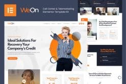 WeOn - Call Center & Telemarketing Elementor Template Kit