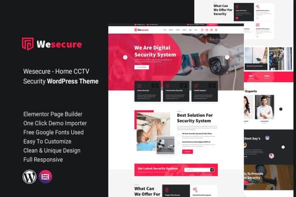 Download Wesecure - Home Security WordPress Theme GPL WordPress Plugin