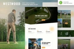 Westwood - Golf Club & Course Elementor Template Kit