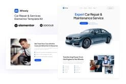 Wheely - Car Repair & Auto Services Elementor Template Kit