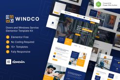 Windco - Doors & Windows Service Elementor Template Kit