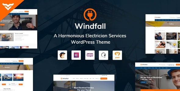 Download Windfall - Electrician Services WordPress Theme