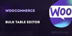 Download Bulk Table Editor for WooCommerce