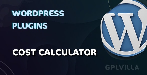 Download Cost Calculator Builder PRO WordPress Plugin GPL