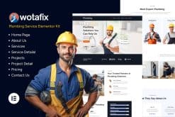 Wotafix - Plumbing Service Elementor Template Kit