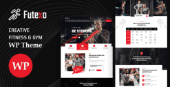 Futexo - Fitness & Gym WordPress Theme + RTL
