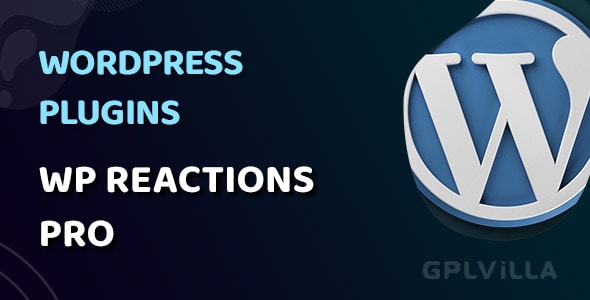 Download WP Reactions Pro WordPress Plugin GPL