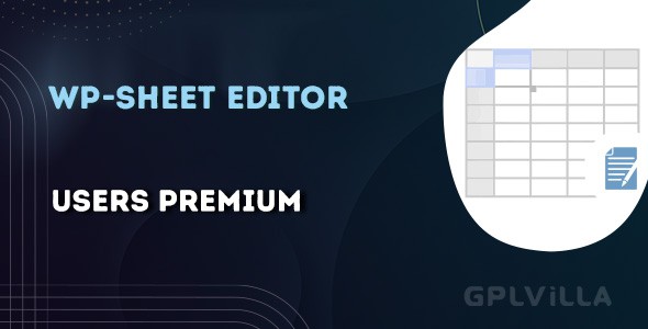 Download WP Sheet Editor - Users Premium