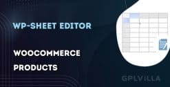 Download WP Sheet Editor - WooCommerce Products Premium