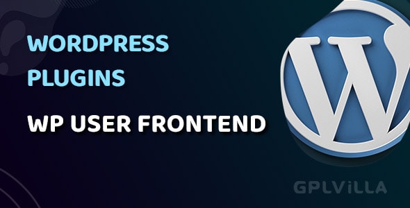 Download WP User Frontend Pro WordPress Plugin GPL