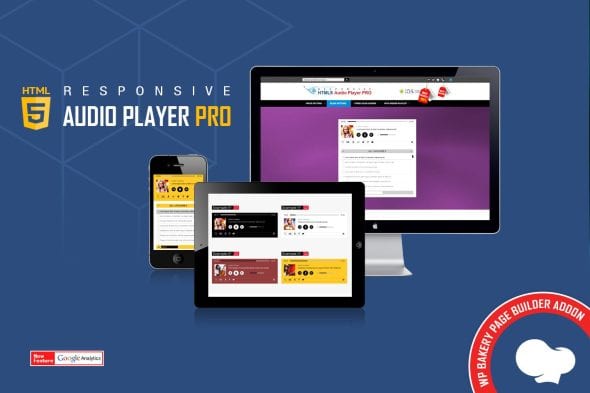 Download WPBakery Addon – HTML5 Audio Player PRO GPL WordPress Plugin