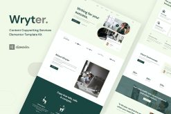 Wryter - Content Copywriting Services Elementor Template Kit