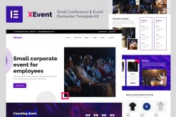 XEvent - Small Conference & Event Elementor Template Kit