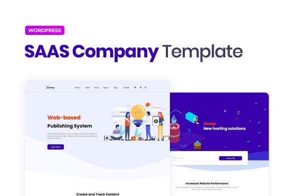 Xsapp - SAAS Company Elementor Template Kit