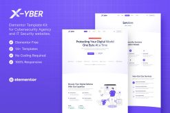 Xyber - Cybersecurity Agency & IT Security Elementor Template Kit